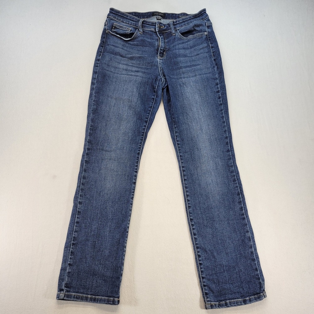Judy Blue Straight Fit Jeans Womens 9/29 Blue Denim Medium Wash JB82164DK